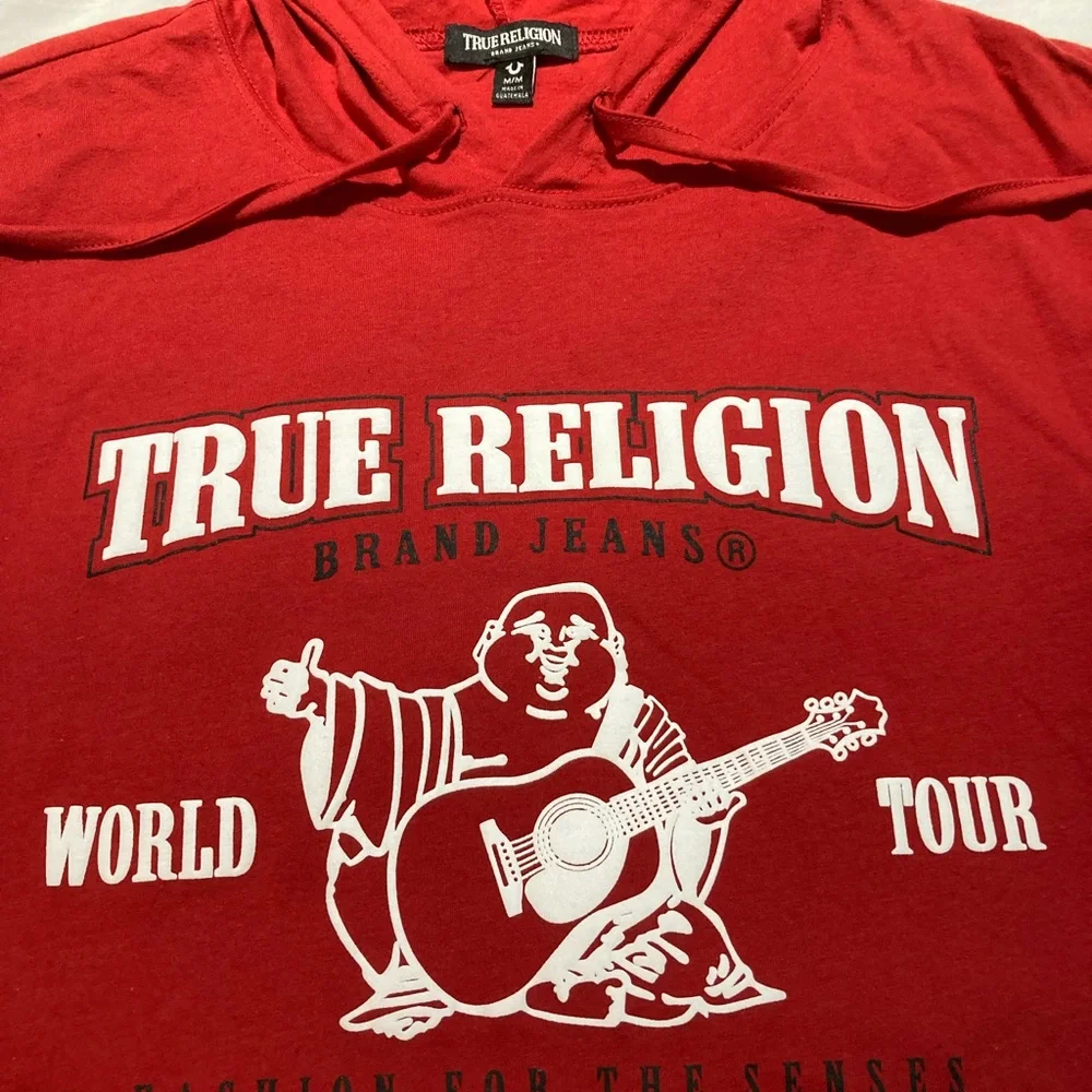 True Religion Sleeveless hooded tank top, Men’s size medium, NWOT! $59.00! - Picture 3 of 5